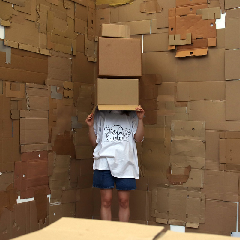 Paula Blackburn, Cardboard Piece, 2024.